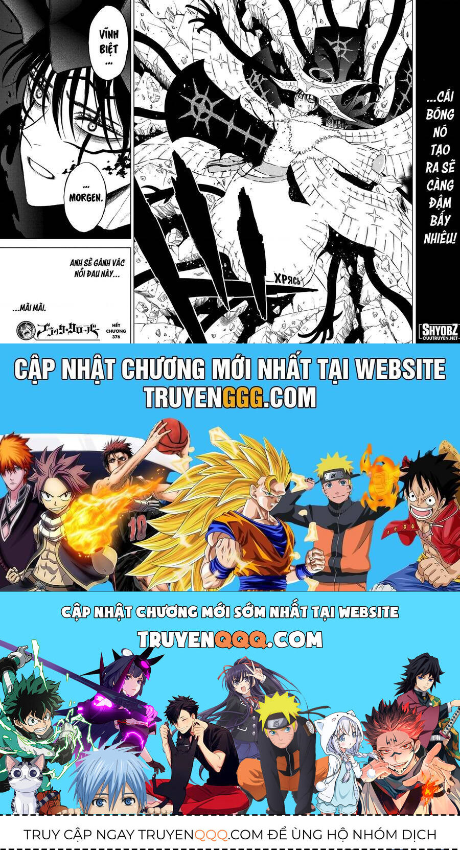 Black Clover - Thế Giới Phép Thuật Chap 376 - Next Chap 377