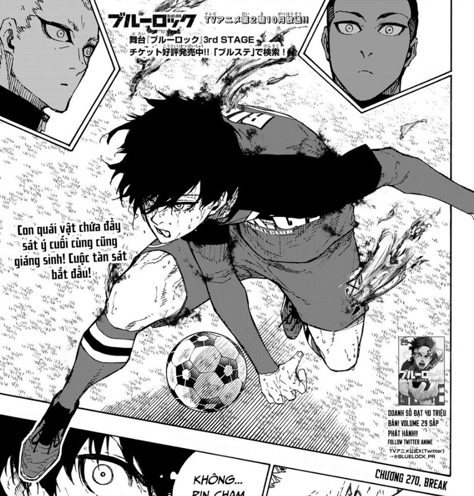 Blue Lock - Ngang Raw Chap 270 - Next Chap 271