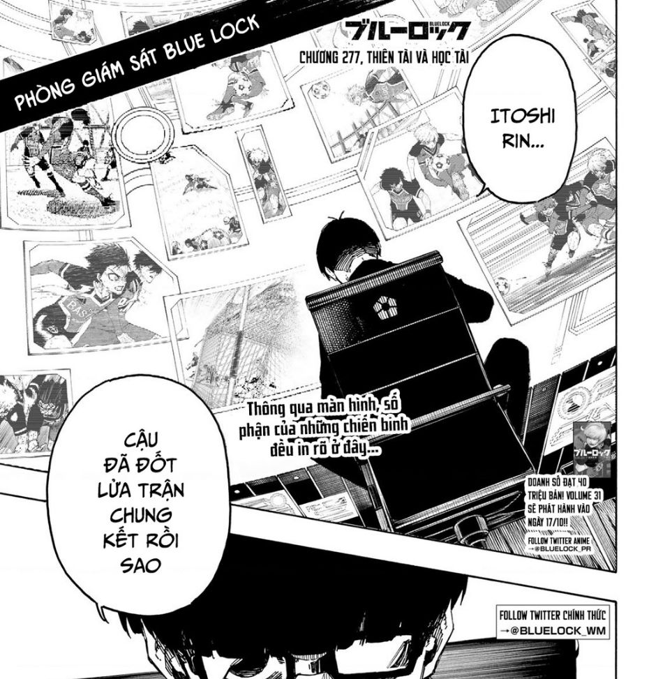 Blue Lock - Ngang Raw Chap 277 - Next Chap 278