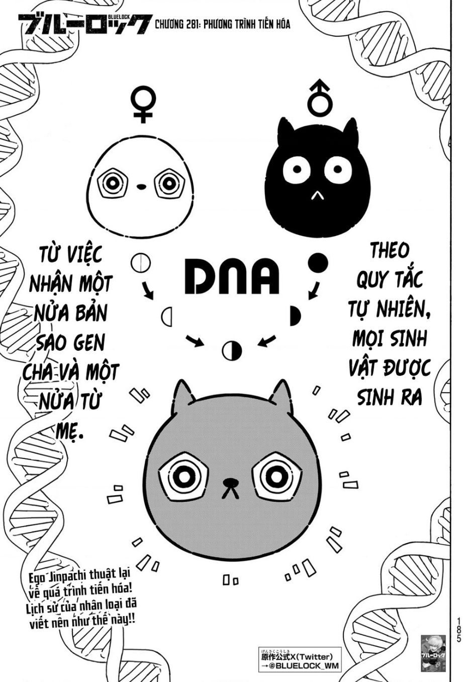 Blue Lock - Ngang Raw Chap 281 - Next Chap 282