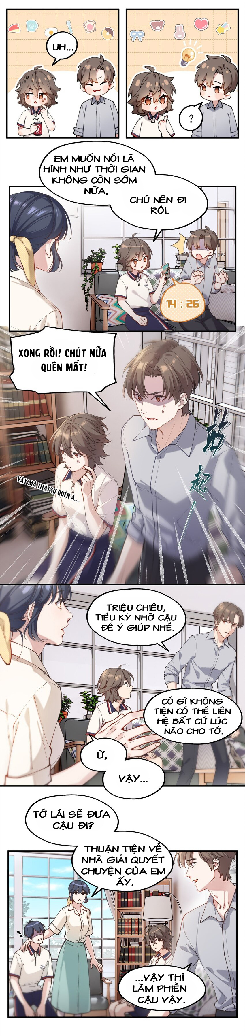 Cậu là ẩn số của tớ Chap 3 - Next Chap 4