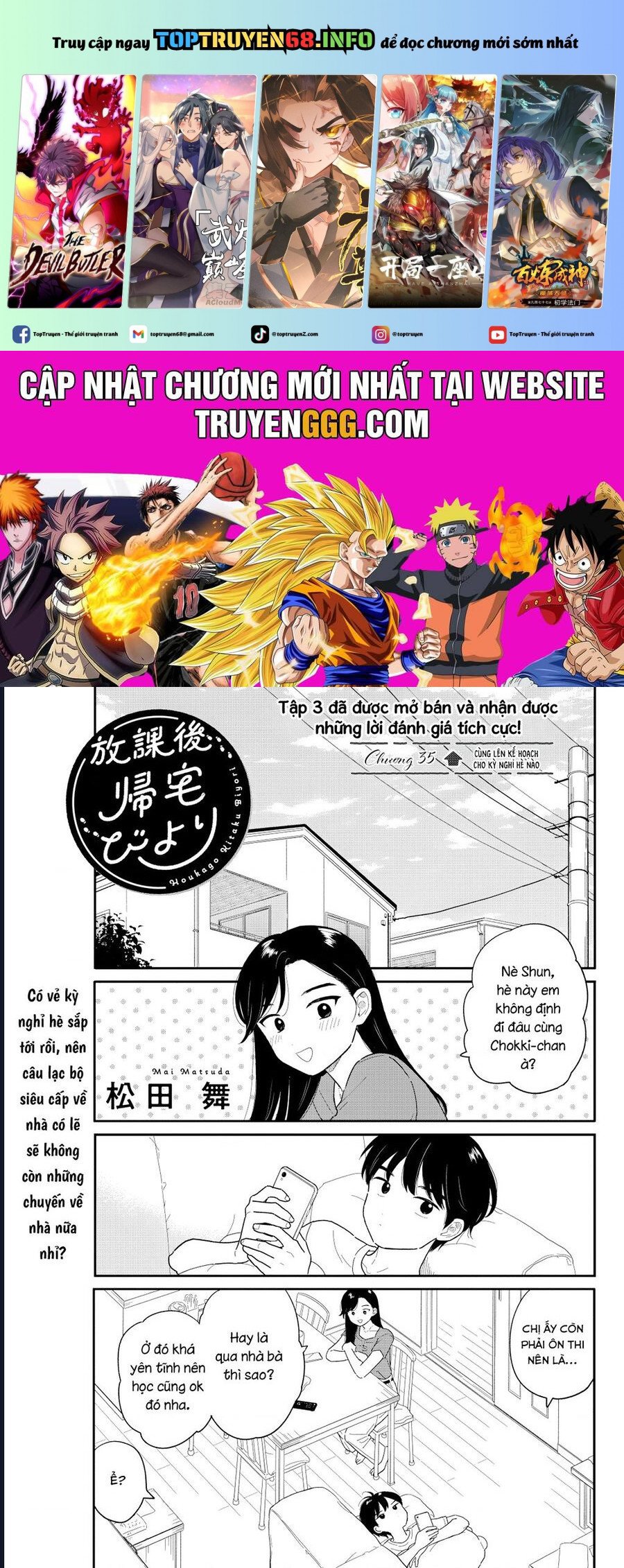Câu Lạc Bộ Siêu Cấp Về Nhà Chap 35 - Next Chap 36