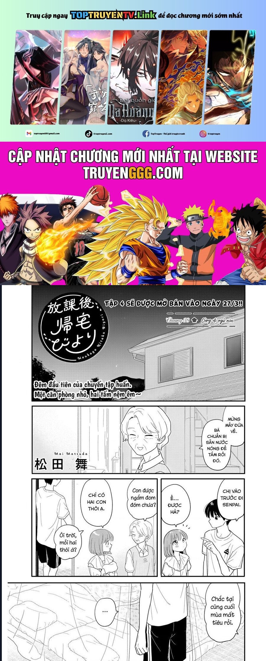 Câu Lạc Bộ Siêu Cấp Về Nhà Chap 38 - Next Chap 39