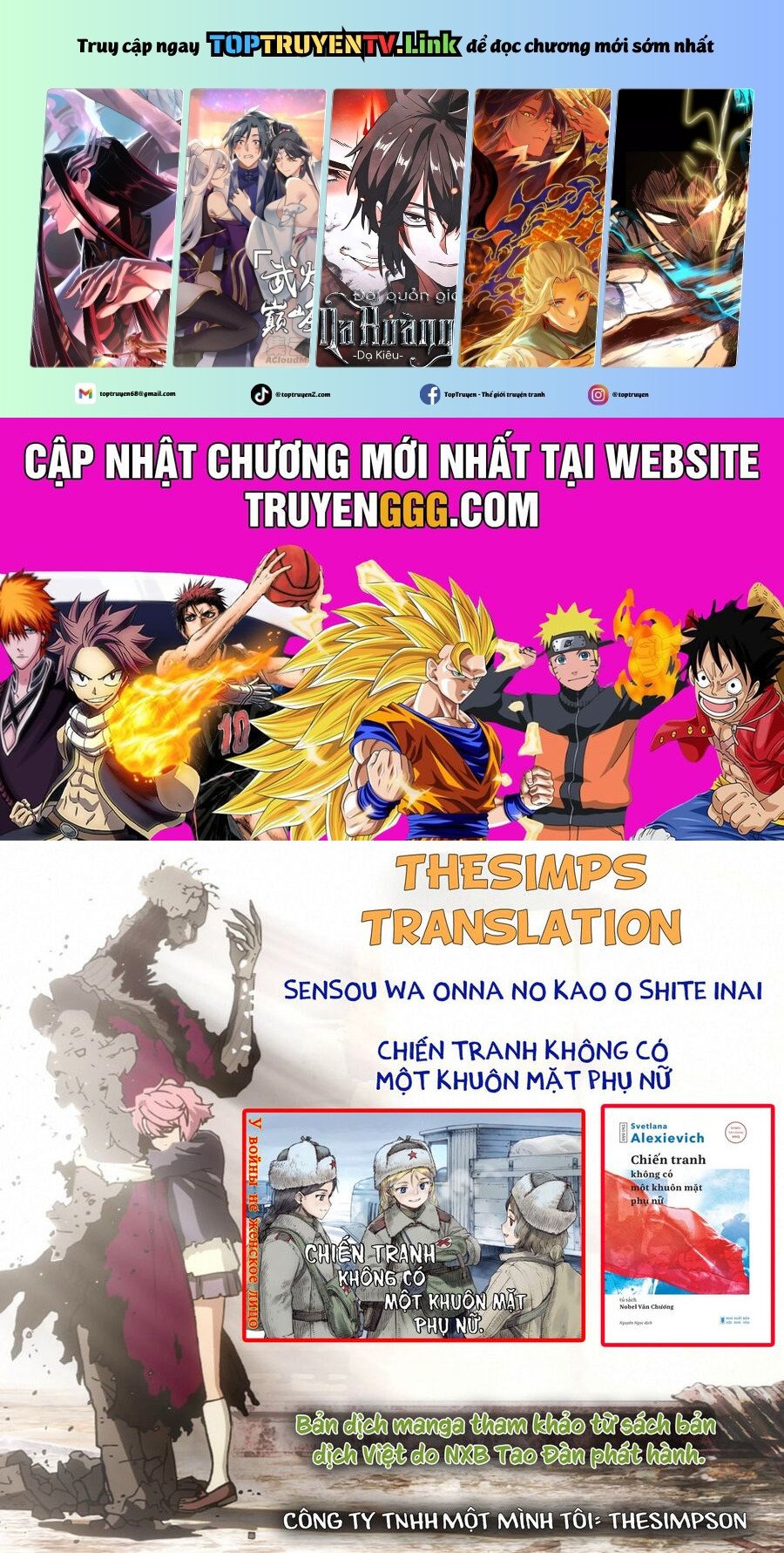 Chiến Tranh Không Có Một Khuôn Mặt Phụ Nữ Chap 24 - Next Chap 25