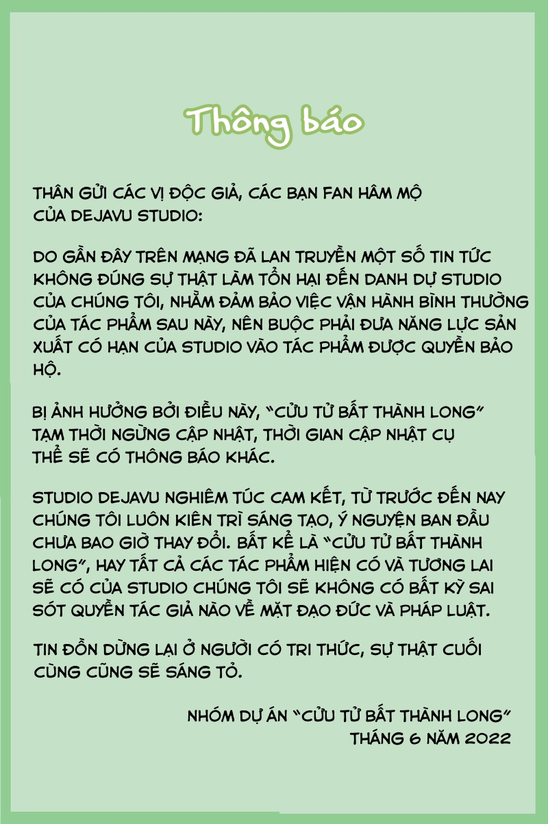 Cửu Tử Bất Thanh Long Chap 144 - Next Chap 145