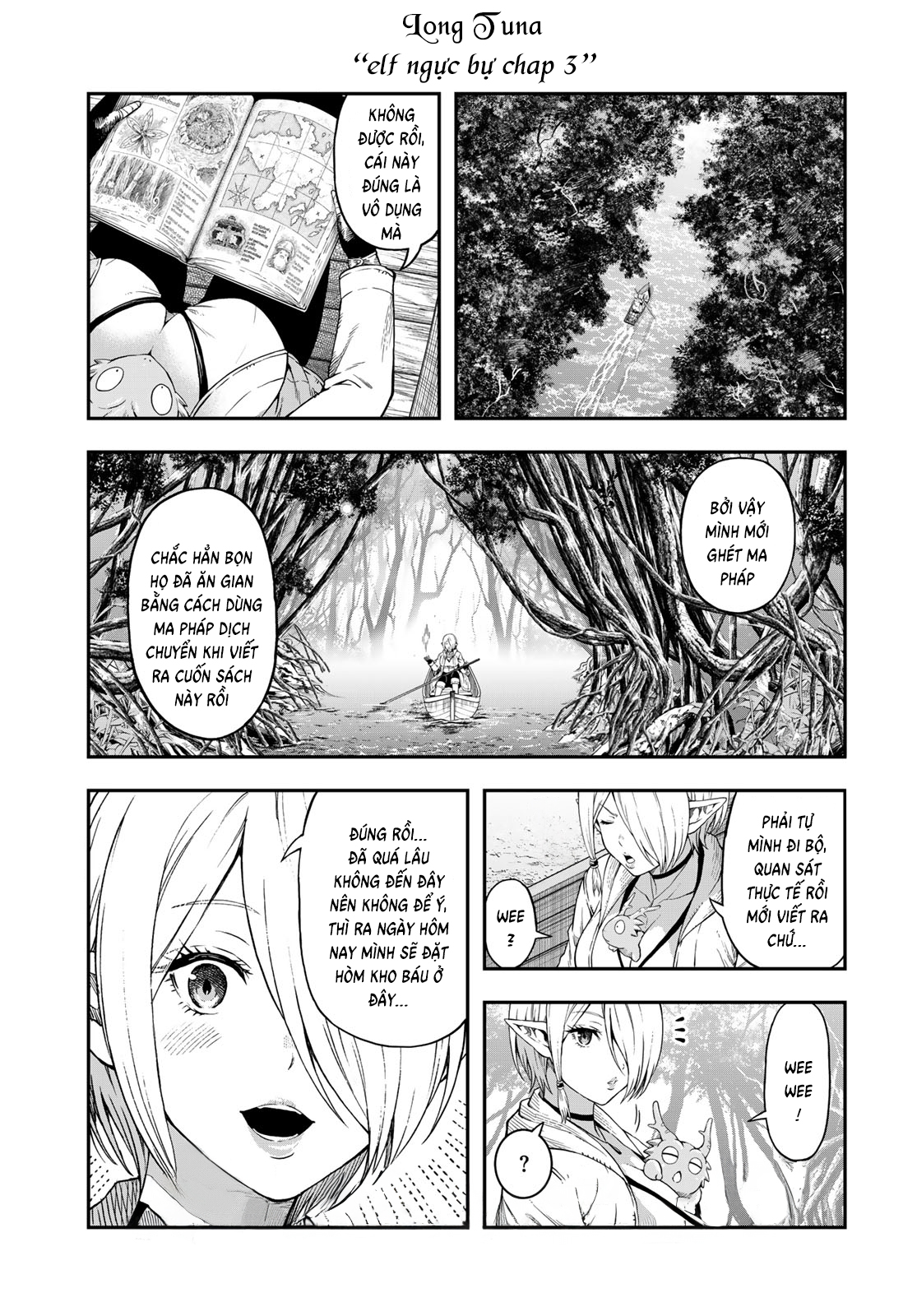 Elf Ngực Bự Và Kho Báu Hầm Ngục Chap 3 - Next Chap 4