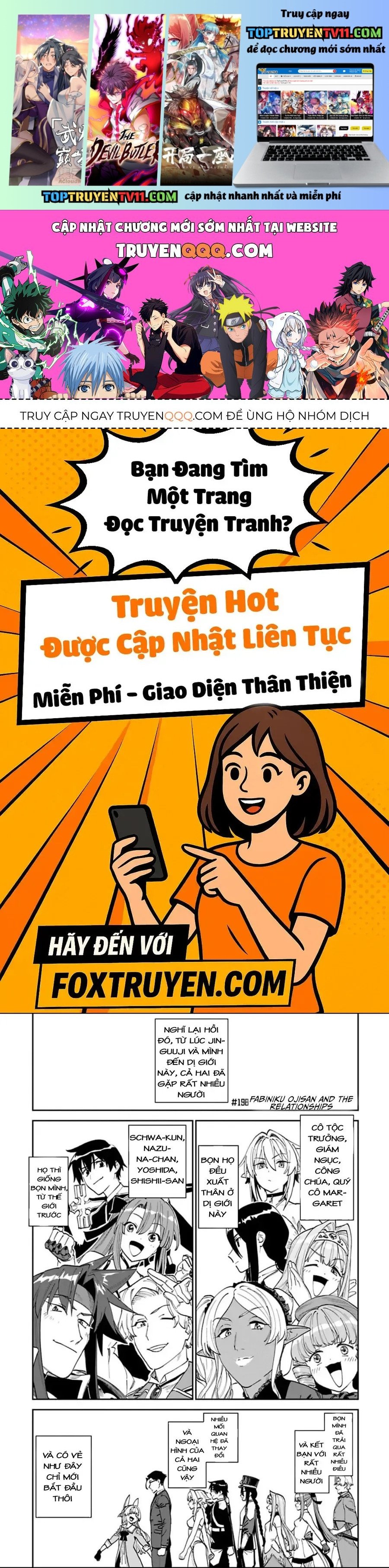 Fantasy Bishoujo Juniku Ojisan To Chap 198 - Next Chap 199