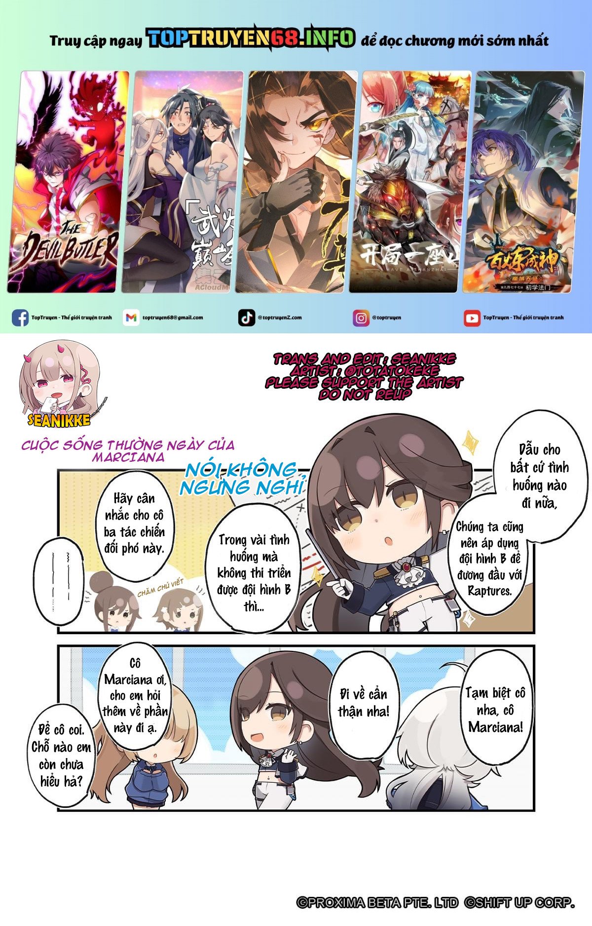 Goddess Of Victory: Nikke Official Four-Panel Comics Chap 24 - Next Chap 25