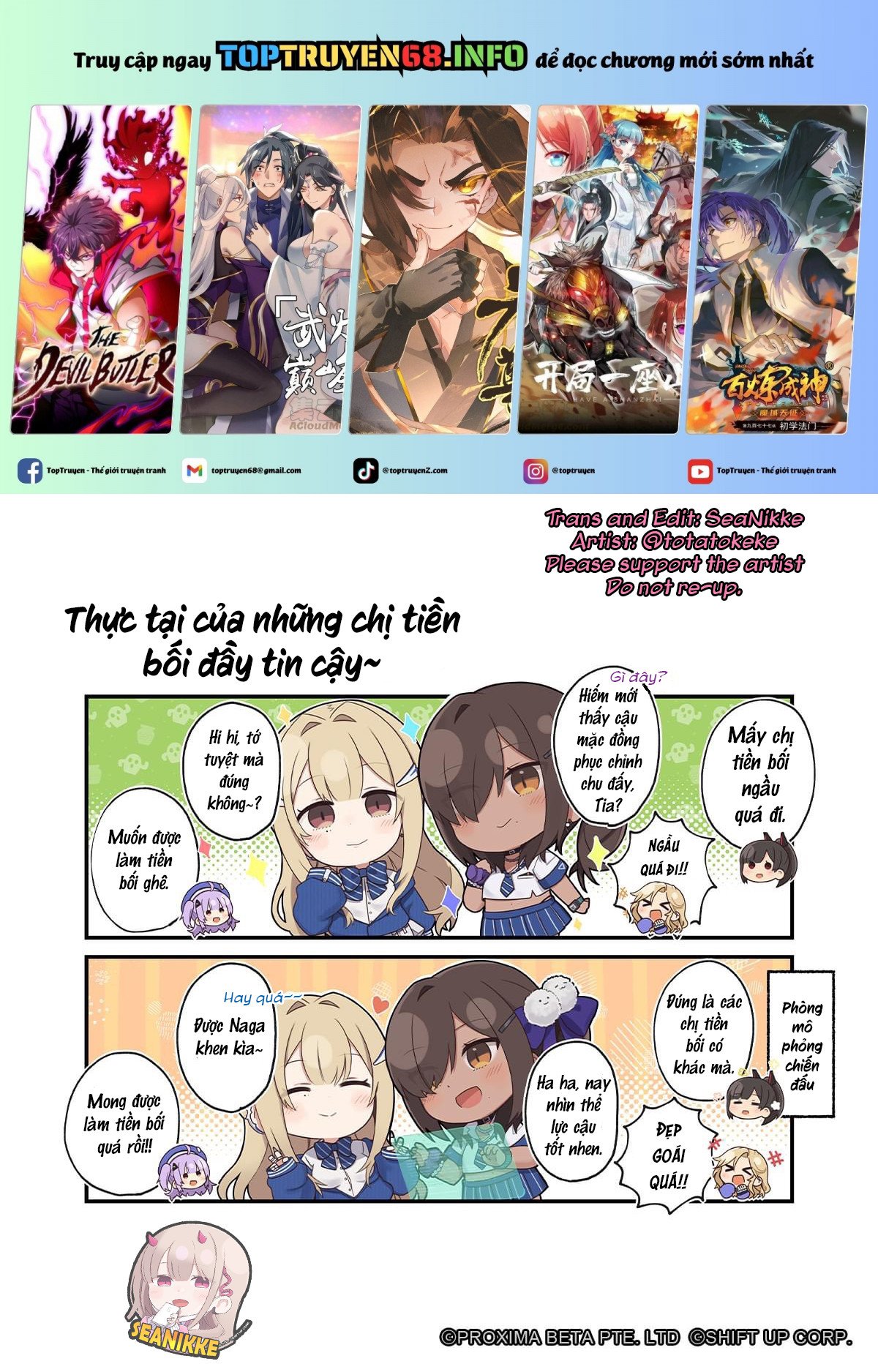 Goddess Of Victory: Nikke Official Four-Panel Comics Chap 25 - Next Chap 26
