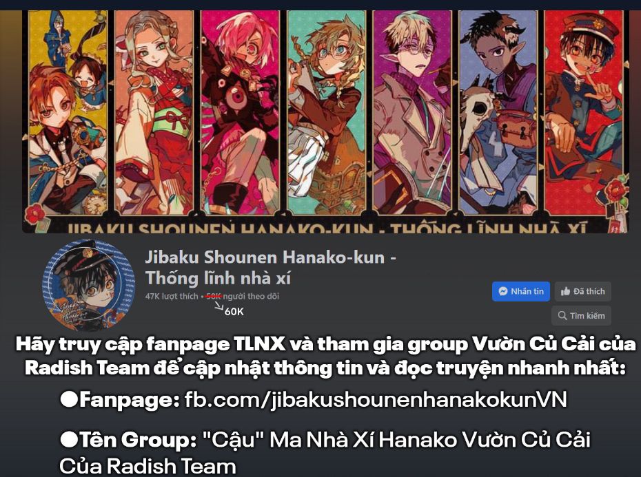 Hanako-Kun Nhà Xí Chap 93 - Next Chap 94