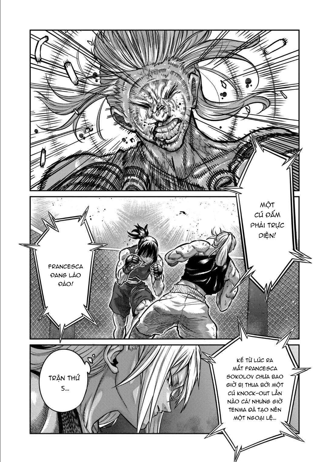 Isshou Senkin - Sàn Đấu Điên Rồ Chap 38 - Next Chap 39