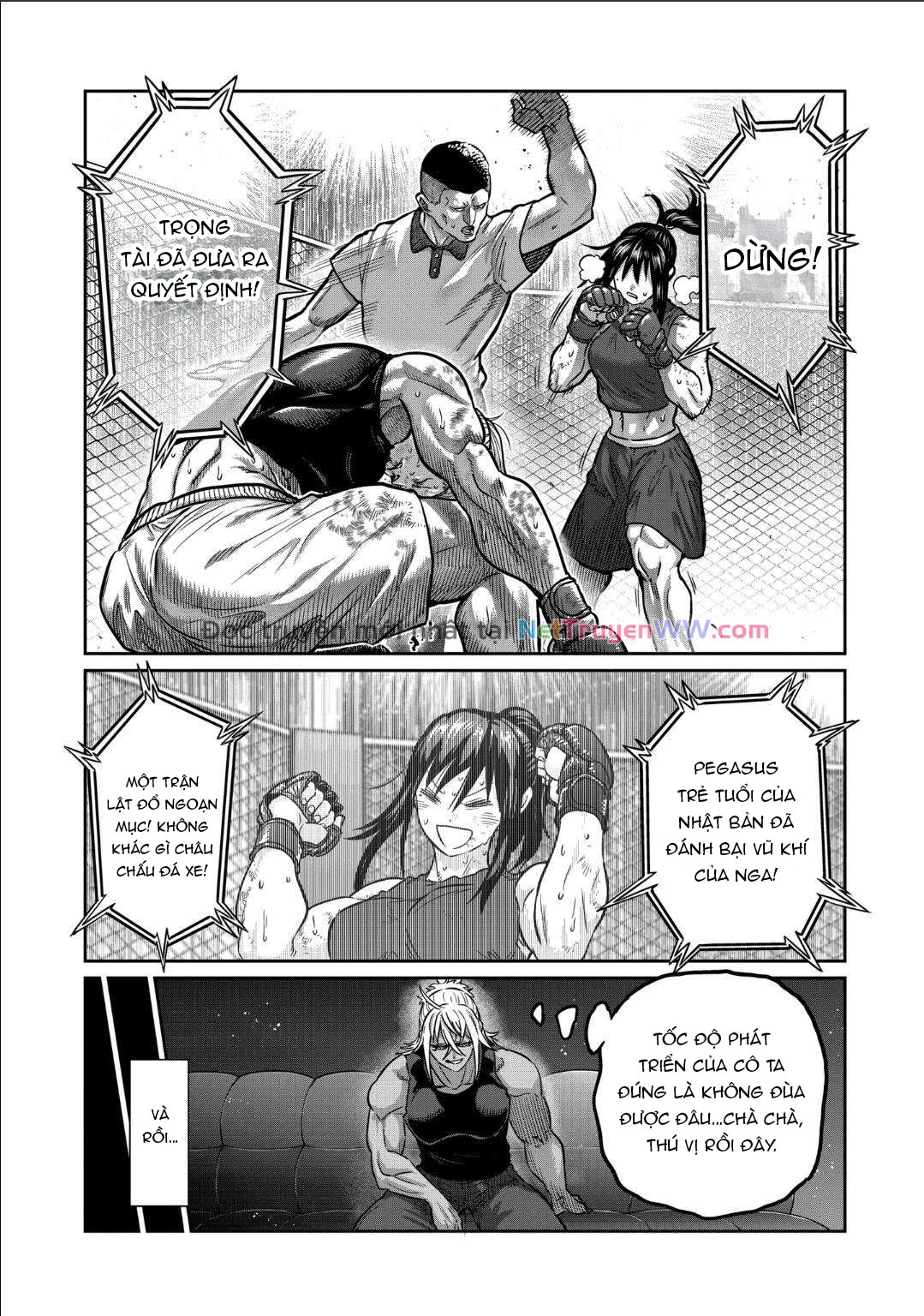 Isshou Senkin - Sàn Đấu Điên Rồ Chap 38 - Next Chap 39