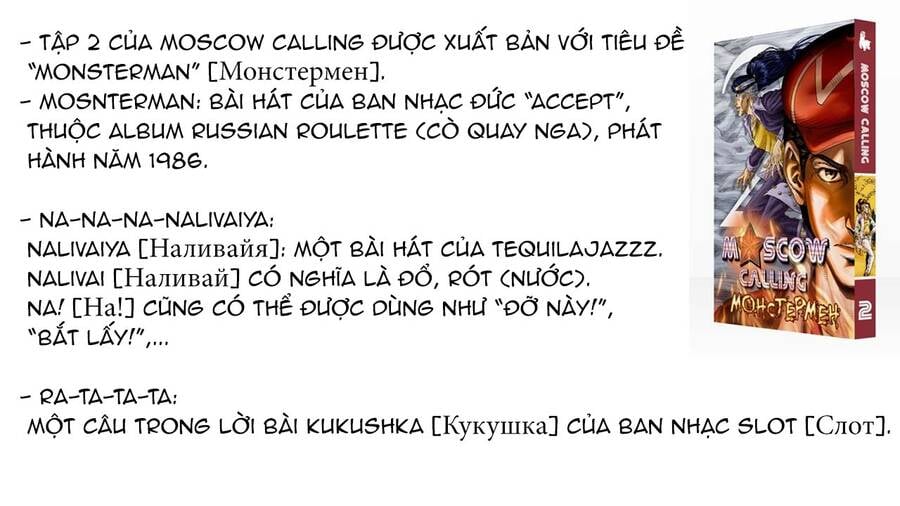 Jojo's Bizarre Adventure: Moscow Calling Chap 8 - Next Chap 9