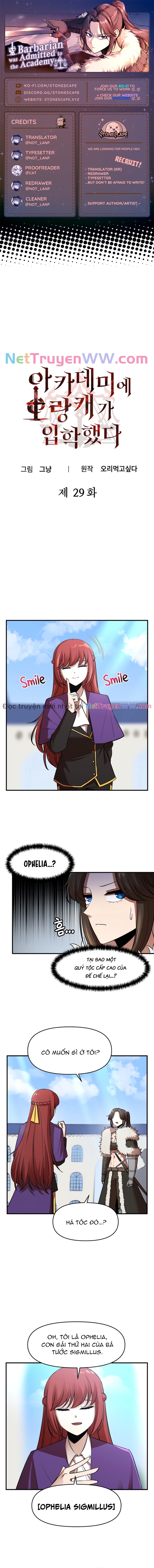 Kẻ man rợ bước vào học viện danh giá Chap 29 - Next Chap 30