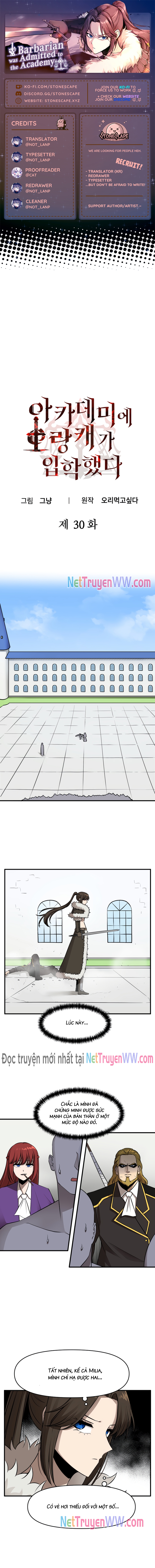 Kẻ man rợ bước vào học viện danh giá Chap 30 - Next Chap 31