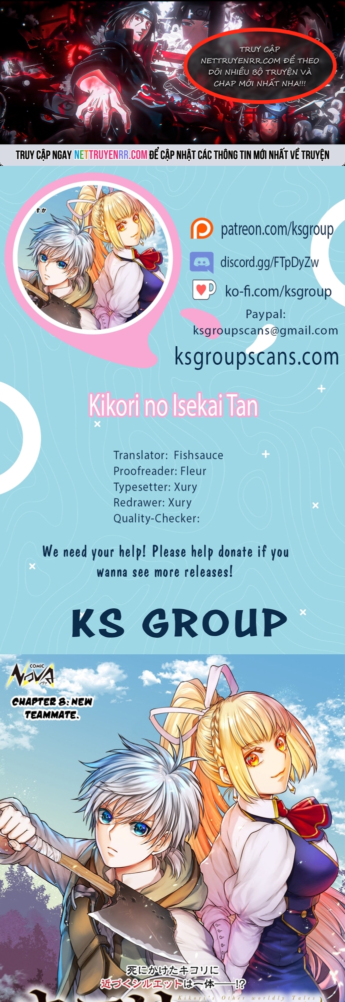 Kikori Tại Dị Giới Chap 8 - Next Chap 9