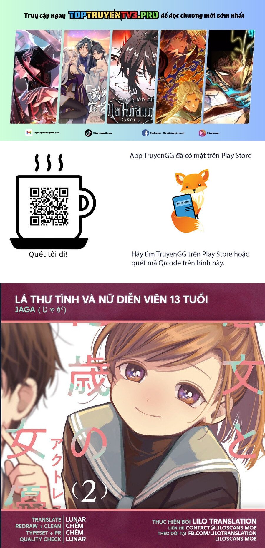 Lá Thư Tình Và Nữ Diễn Viên 13 Tuổi Chap 9 - Next Chap 10