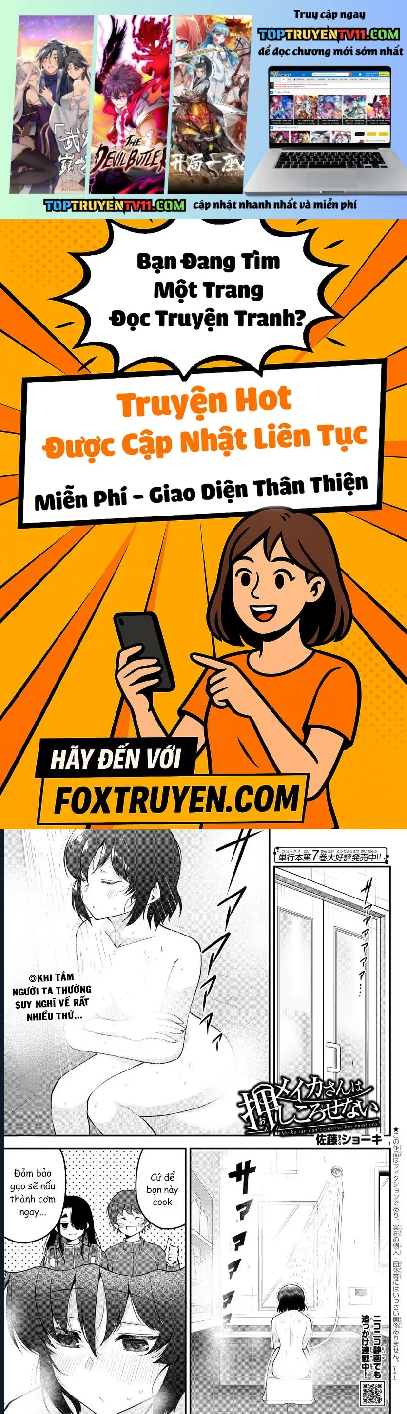 Meika-San Can't Conceal Her Emotions Chap 106 - Next Chap 107