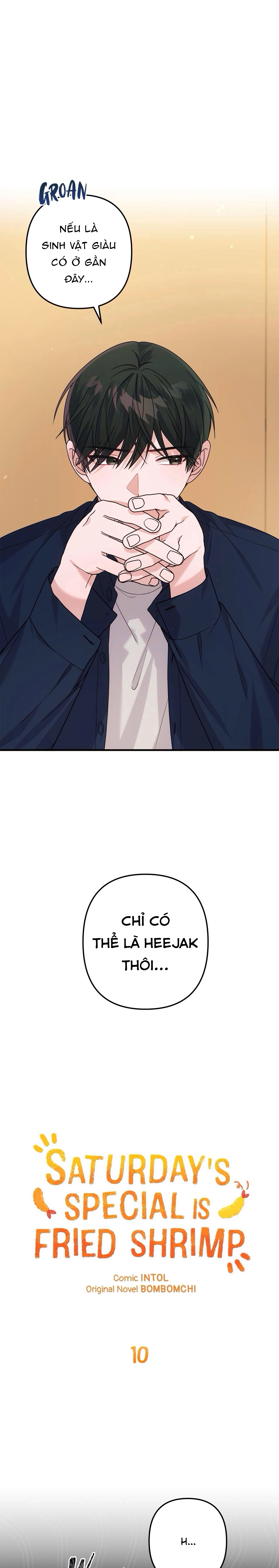 Món Đặc Biệt Thứ Bảy Là Tôm Chiên Chap 10 - Next Chap 11