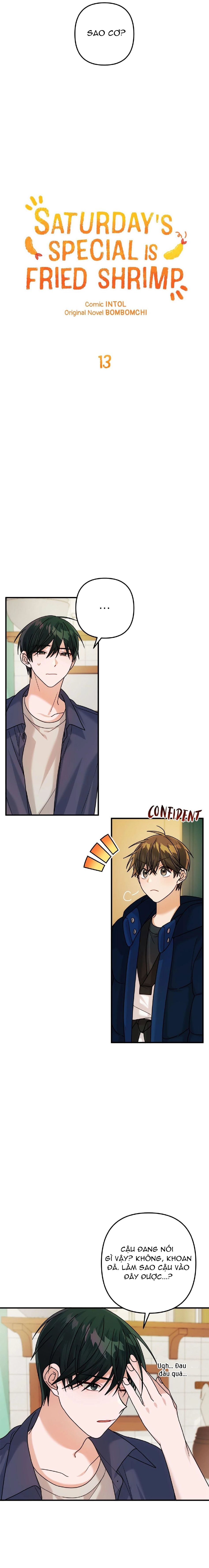 Món Đặc Biệt Thứ Bảy Là Tôm Chiên Chap 13 - Next Chap 14
