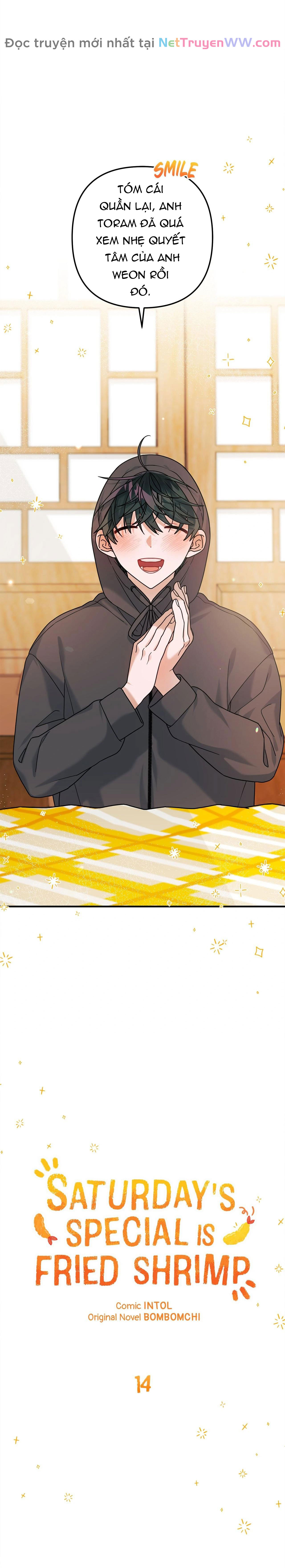 Món Đặc Biệt Thứ Bảy Là Tôm Chiên Chap 14 - Next Chap 15