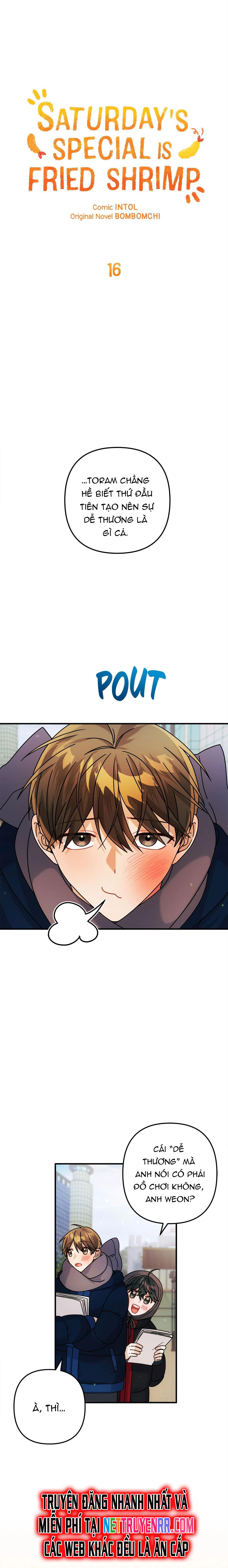 Món Đặc Biệt Thứ Bảy Là Tôm Chiên Chap 16 - Next Chap 17