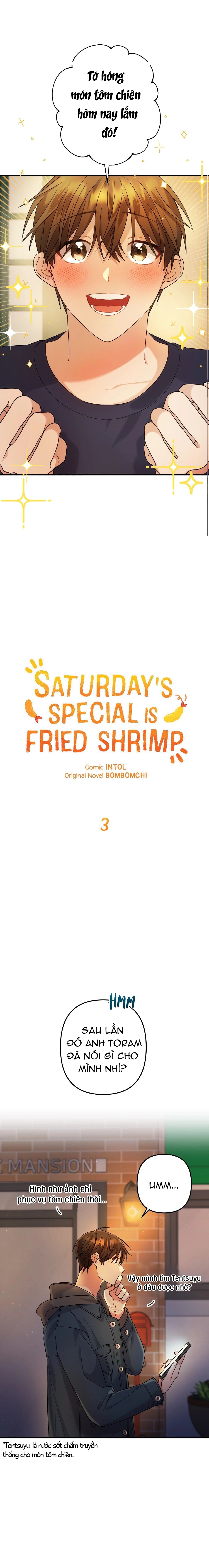 Món Đặc Biệt Thứ Bảy Là Tôm Chiên Chap 3 - Next Chap 4
