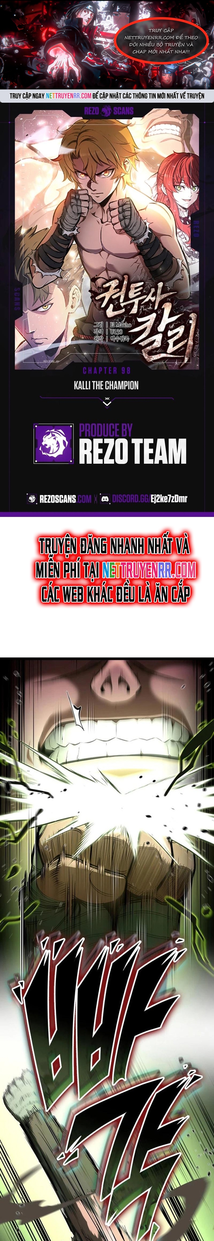 Nhà Vô Địch Kalli Chap 98 - Next Chap 99