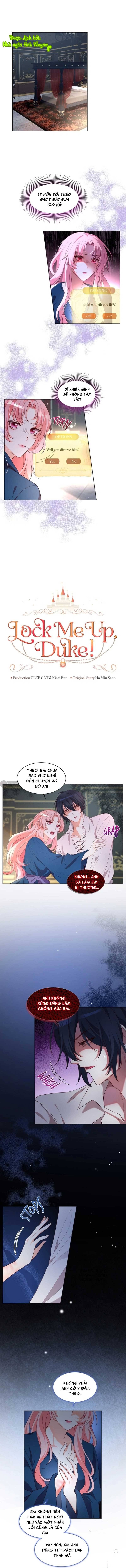 Nhốt Tôi Lại Đi, Công Tước! Chap 10 - Next Chap 11