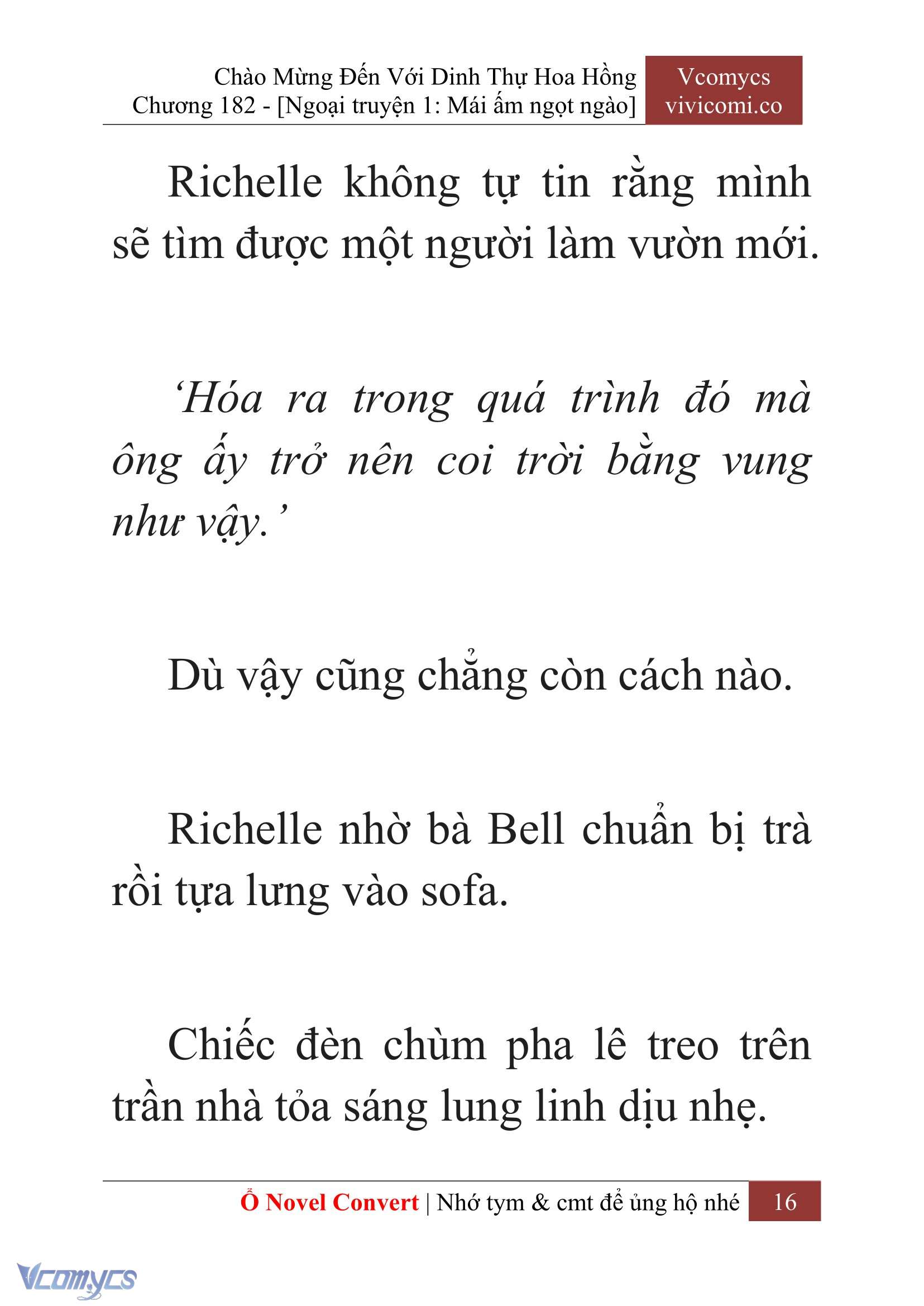 [Novel] Chào Mừng Đến Với Dinh Thự Hoa Hồng Chap 182 - Next Chap 183