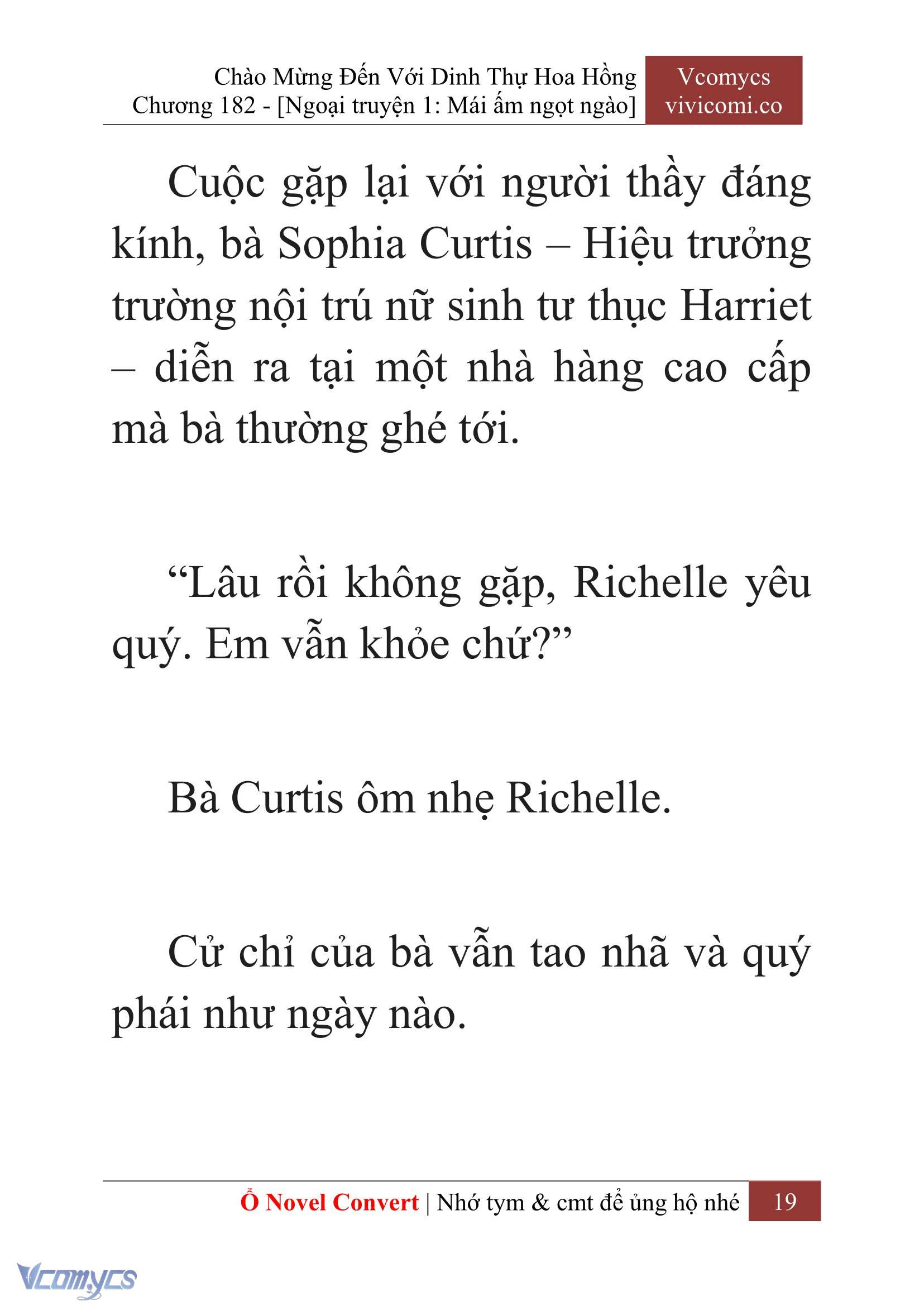 [Novel] Chào Mừng Đến Với Dinh Thự Hoa Hồng Chap 182 - Next Chap 183