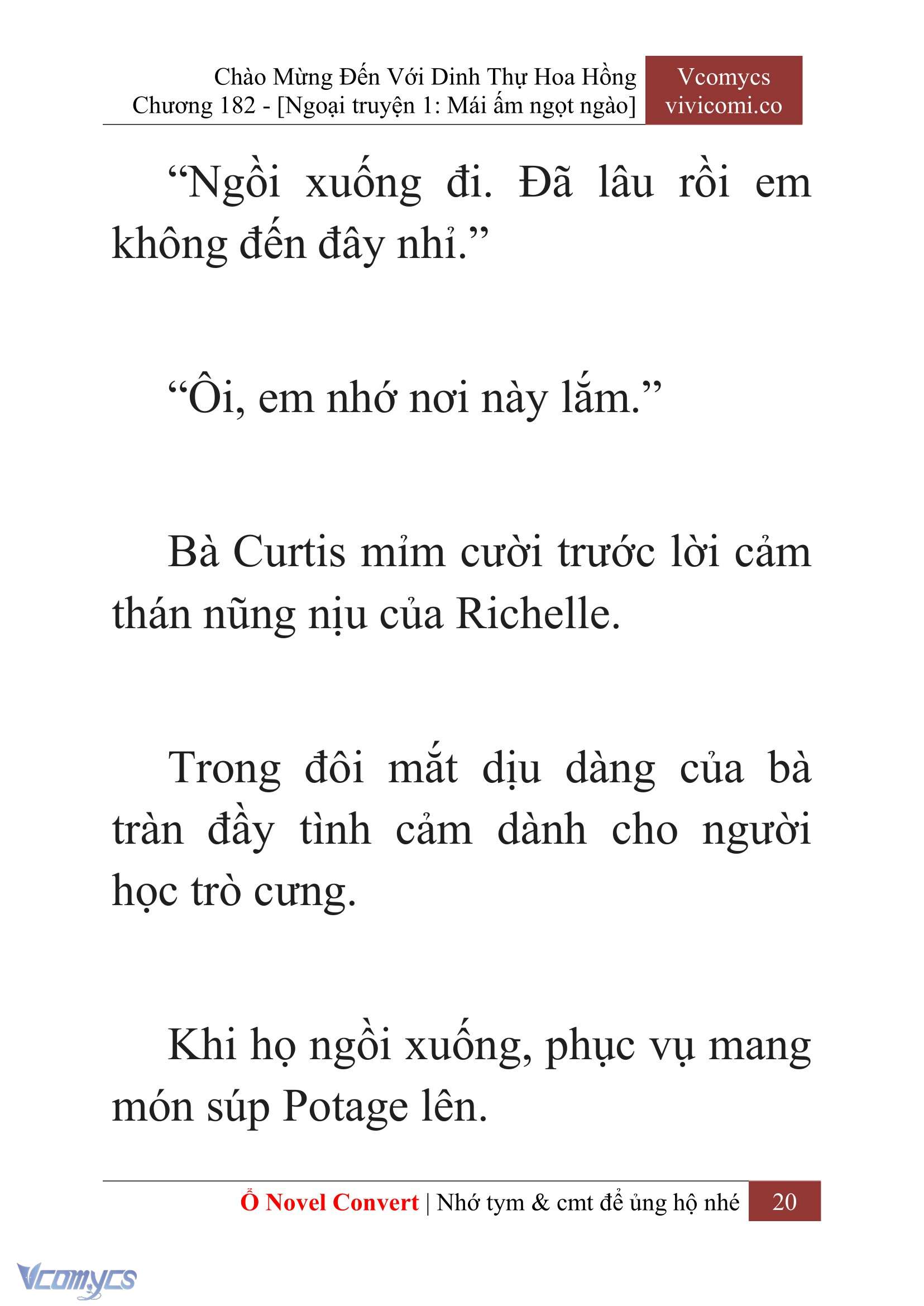 [Novel] Chào Mừng Đến Với Dinh Thự Hoa Hồng Chap 182 - Next Chap 183
