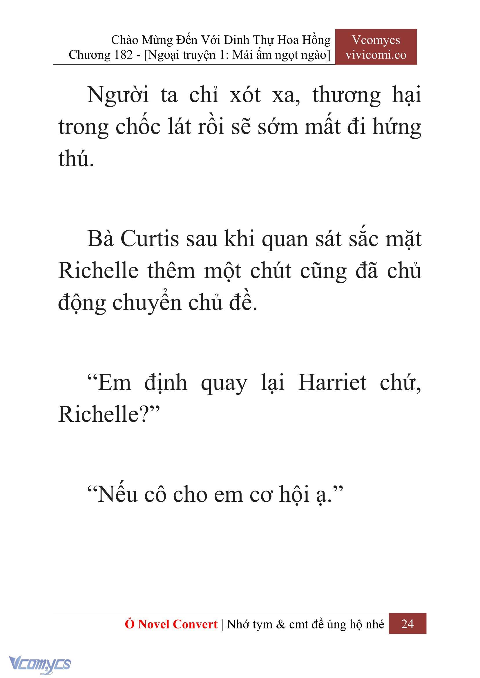 [Novel] Chào Mừng Đến Với Dinh Thự Hoa Hồng Chap 182 - Next Chap 183