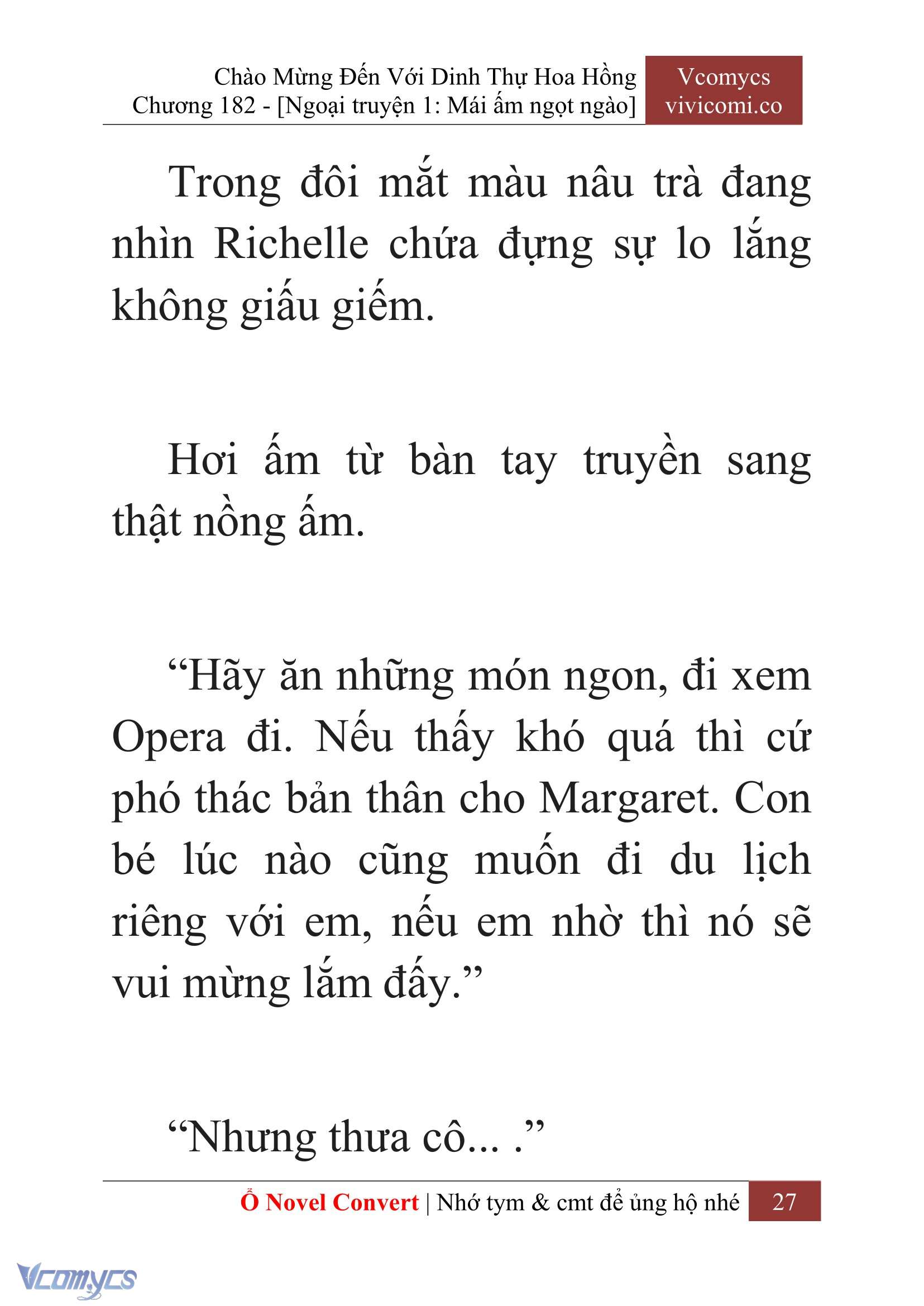 [Novel] Chào Mừng Đến Với Dinh Thự Hoa Hồng Chap 182 - Next Chap 183