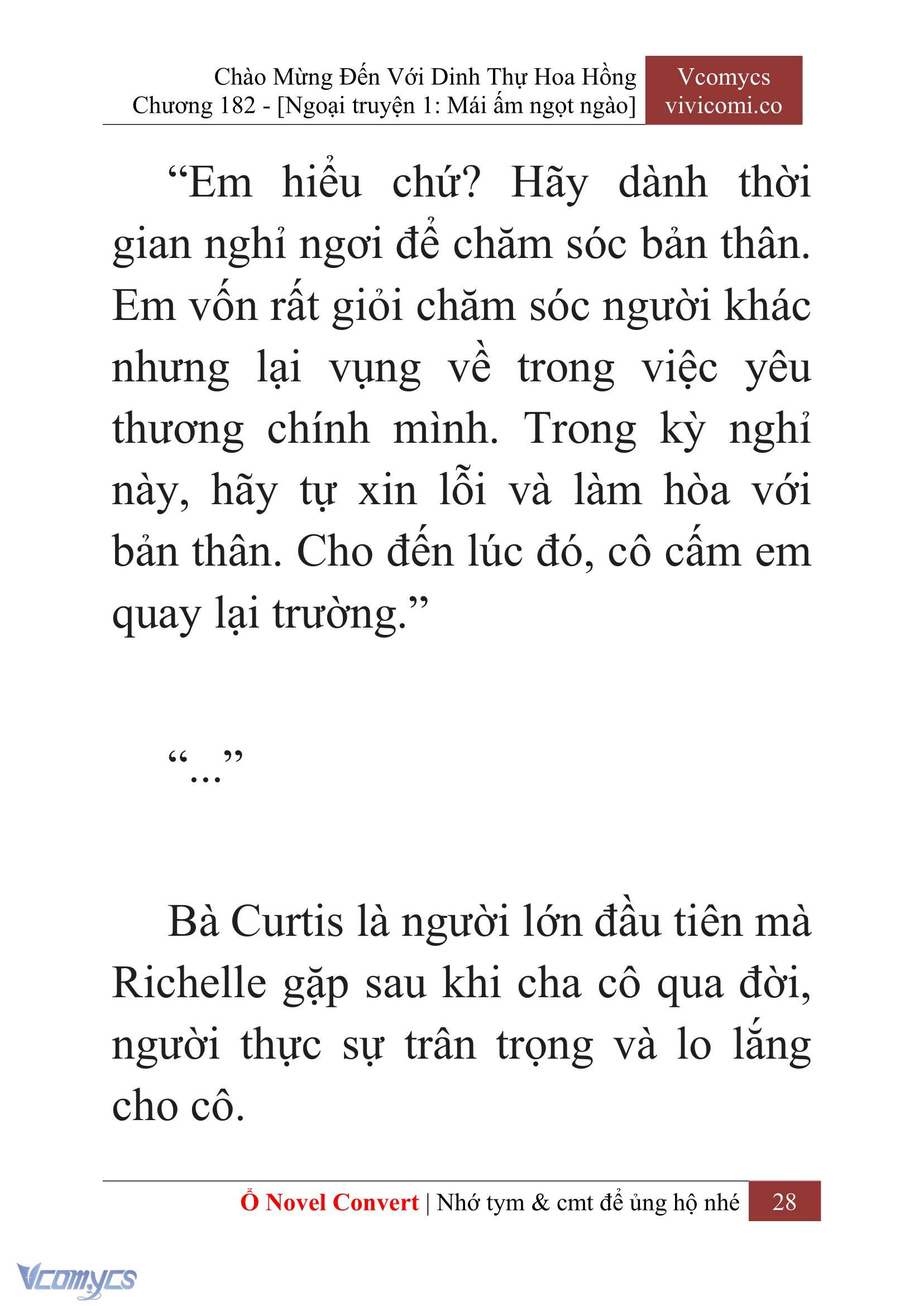 [Novel] Chào Mừng Đến Với Dinh Thự Hoa Hồng Chap 182 - Next Chap 183
