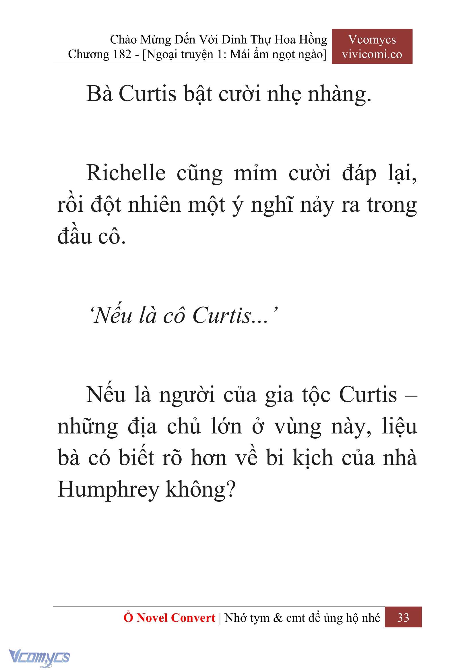 [Novel] Chào Mừng Đến Với Dinh Thự Hoa Hồng Chap 182 - Next Chap 183