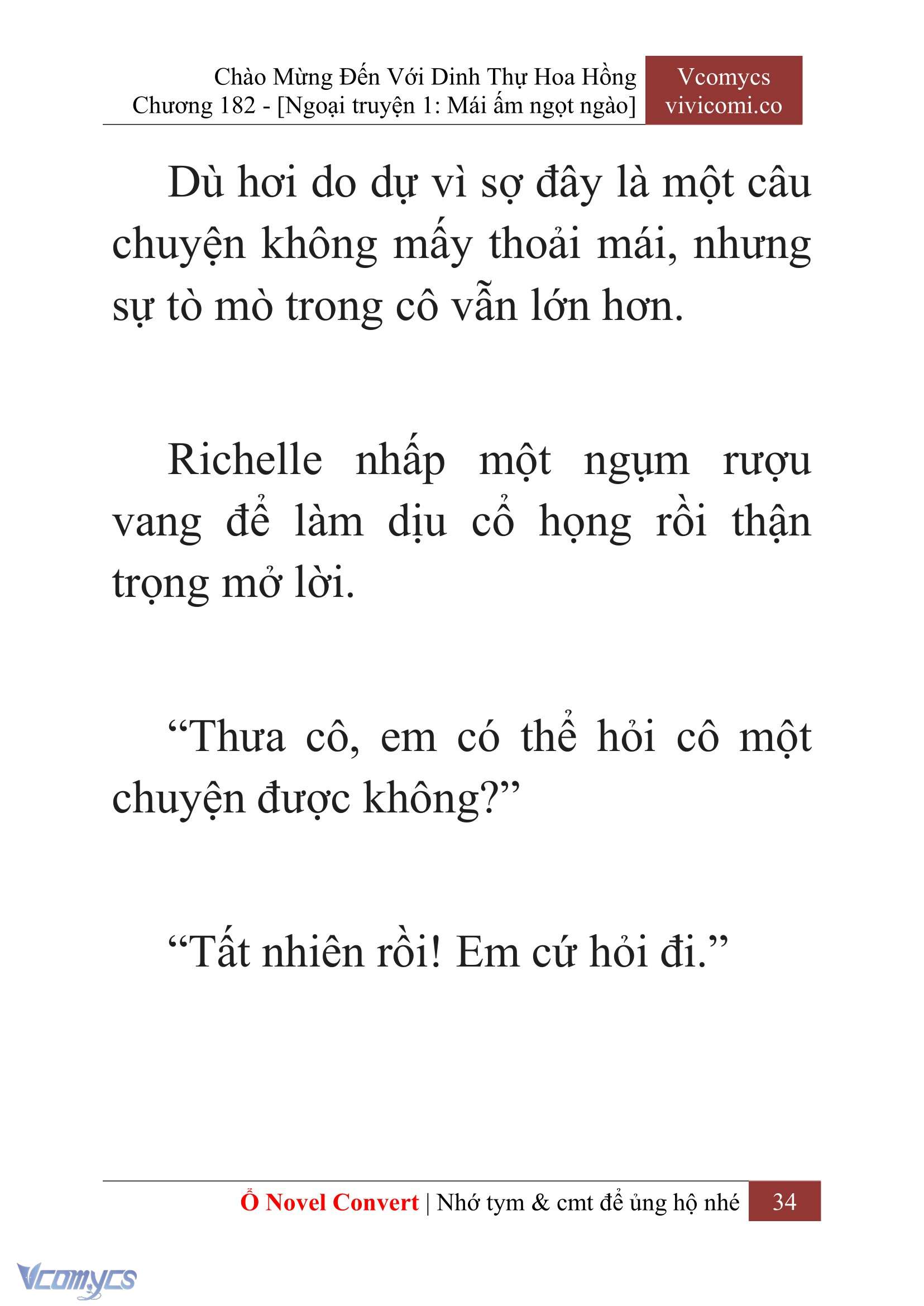 [Novel] Chào Mừng Đến Với Dinh Thự Hoa Hồng Chap 182 - Next Chap 183