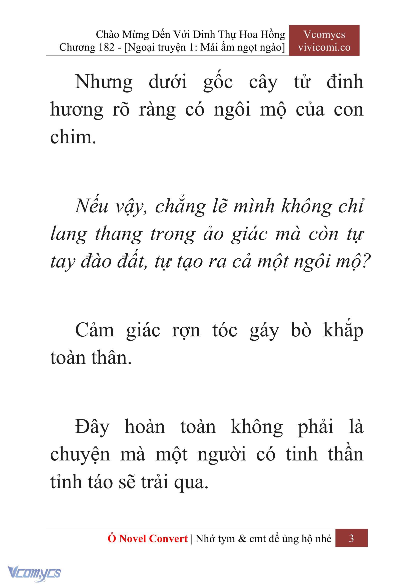 [Novel] Chào Mừng Đến Với Dinh Thự Hoa Hồng Chap 182 - Next Chap 183
