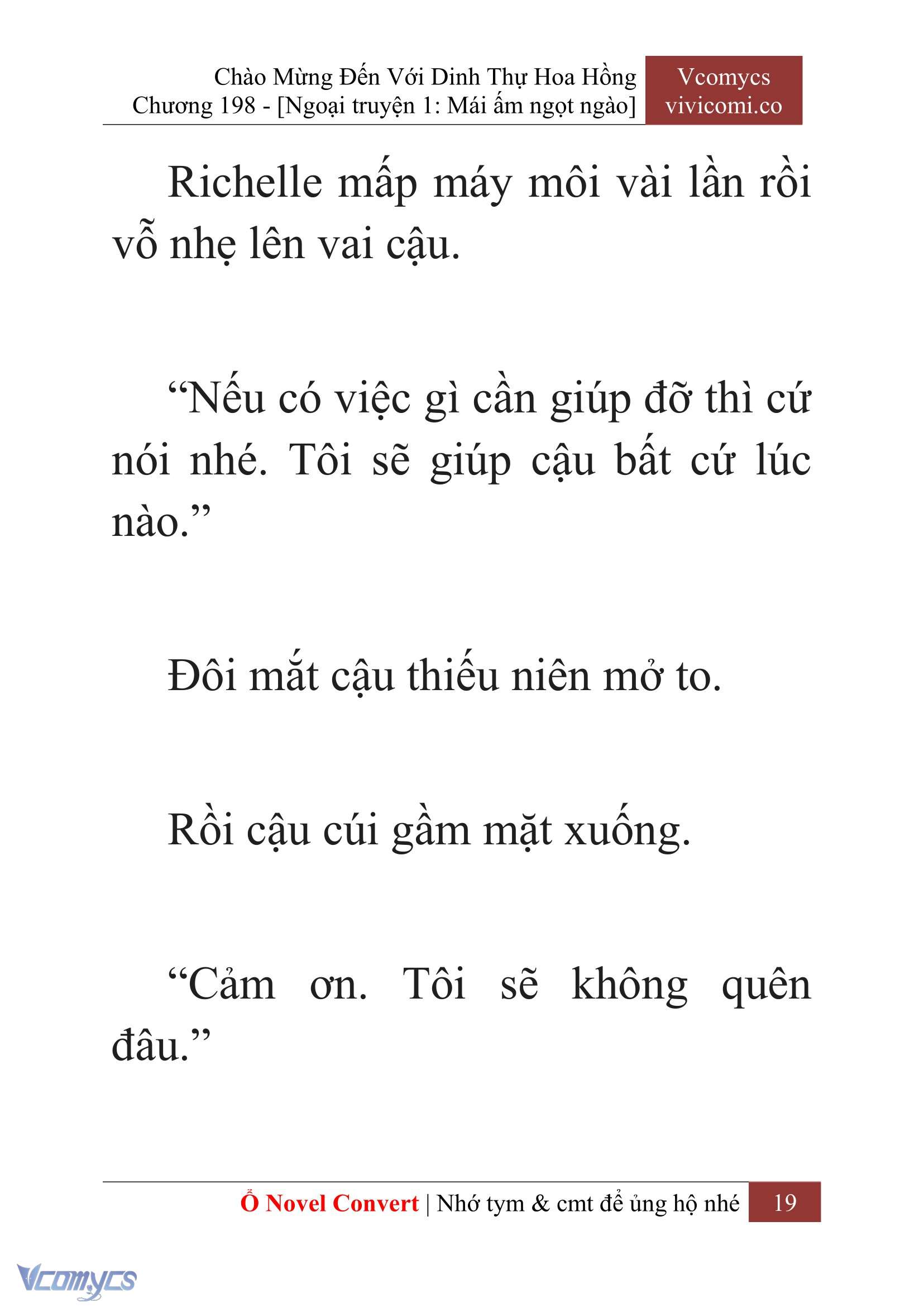 [Novel] Chào Mừng Đến Với Dinh Thự Hoa Hồng Chap 198 - Next Chap 199