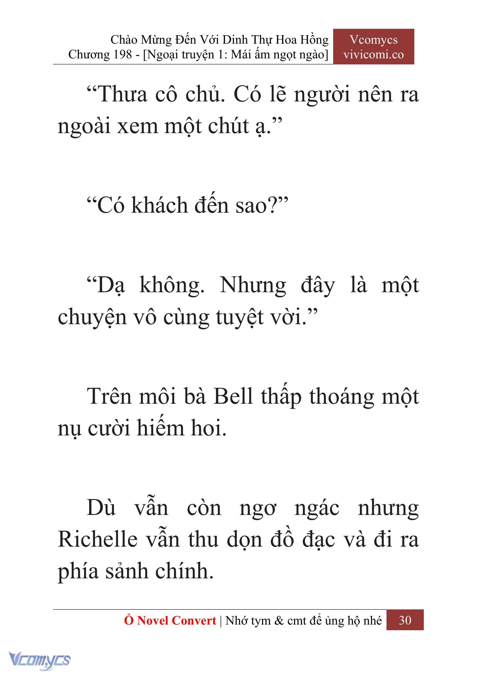 [Novel] Chào Mừng Đến Với Dinh Thự Hoa Hồng Chap 198 - Next Chap 199