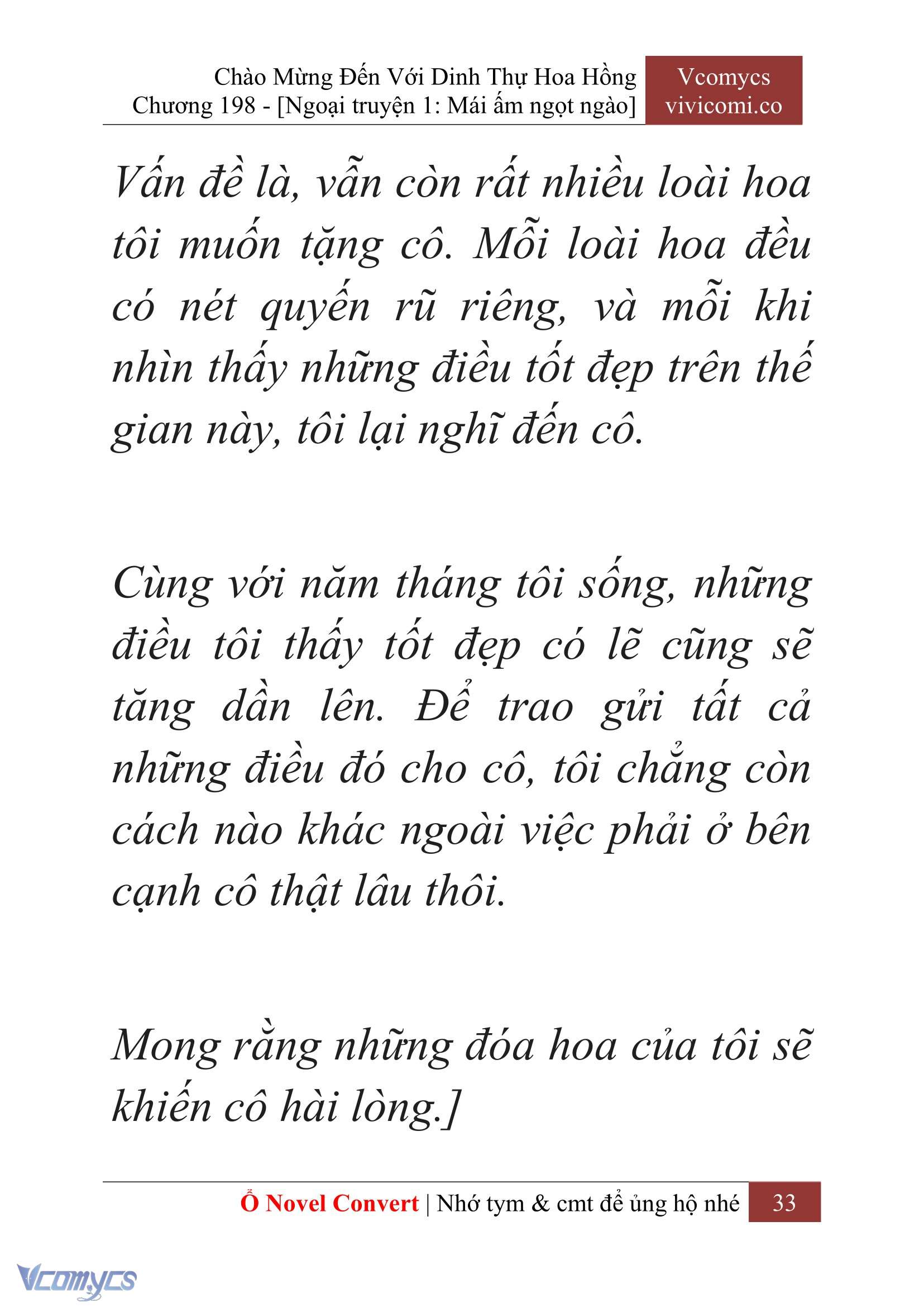 [Novel] Chào Mừng Đến Với Dinh Thự Hoa Hồng Chap 198 - Next Chap 199