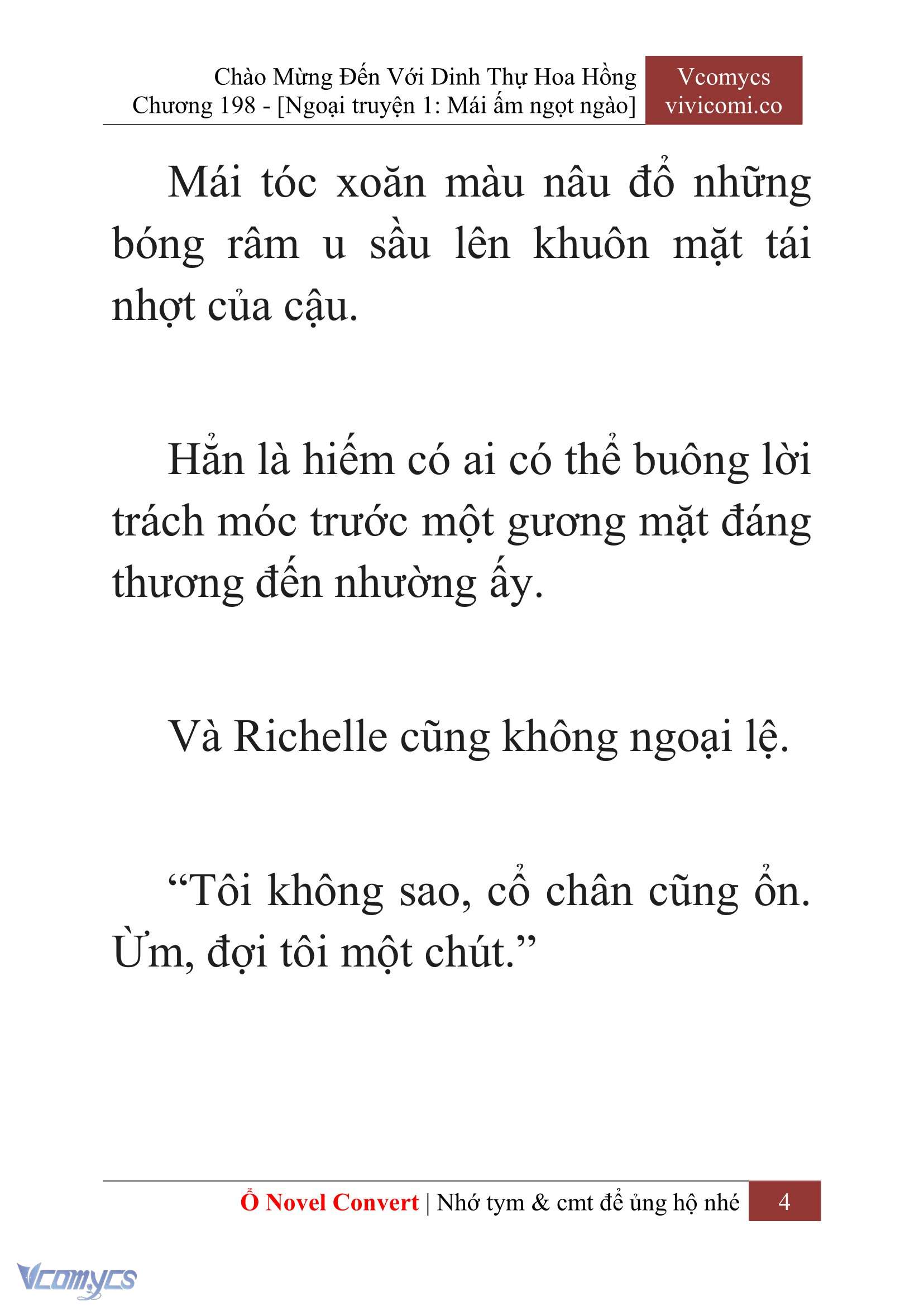[Novel] Chào Mừng Đến Với Dinh Thự Hoa Hồng Chap 198 - Next Chap 199