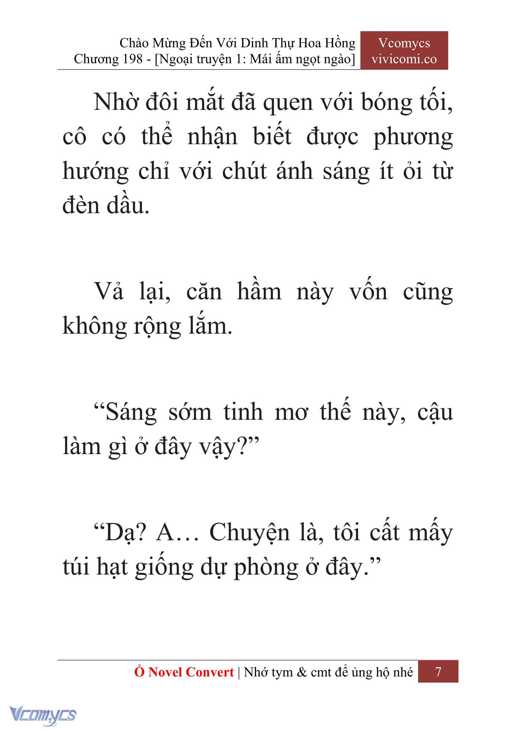 [Novel] Chào Mừng Đến Với Dinh Thự Hoa Hồng Chap 198 - Next Chap 199