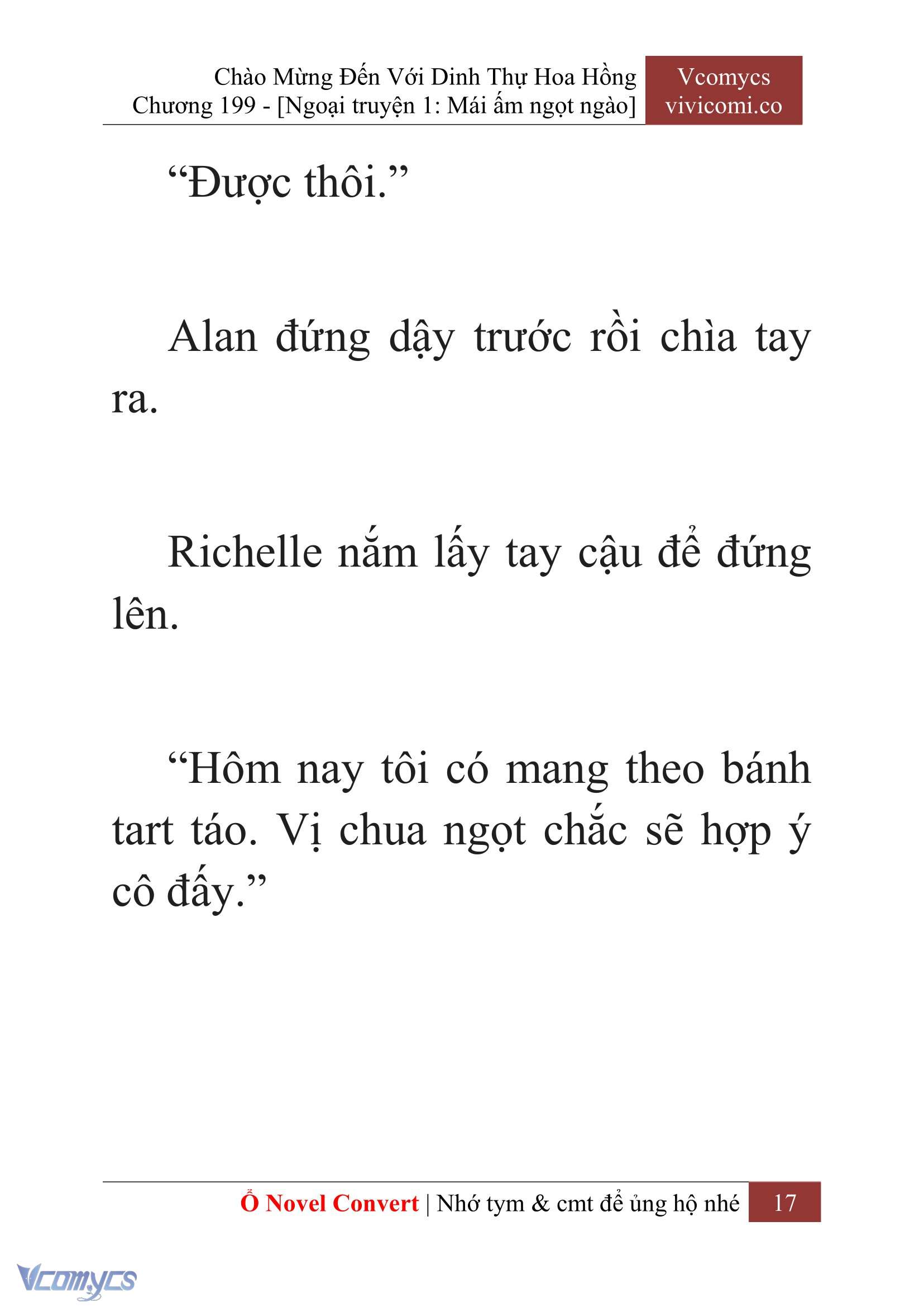 [Novel] Chào Mừng Đến Với Dinh Thự Hoa Hồng Chap 199 - Next Chap 200