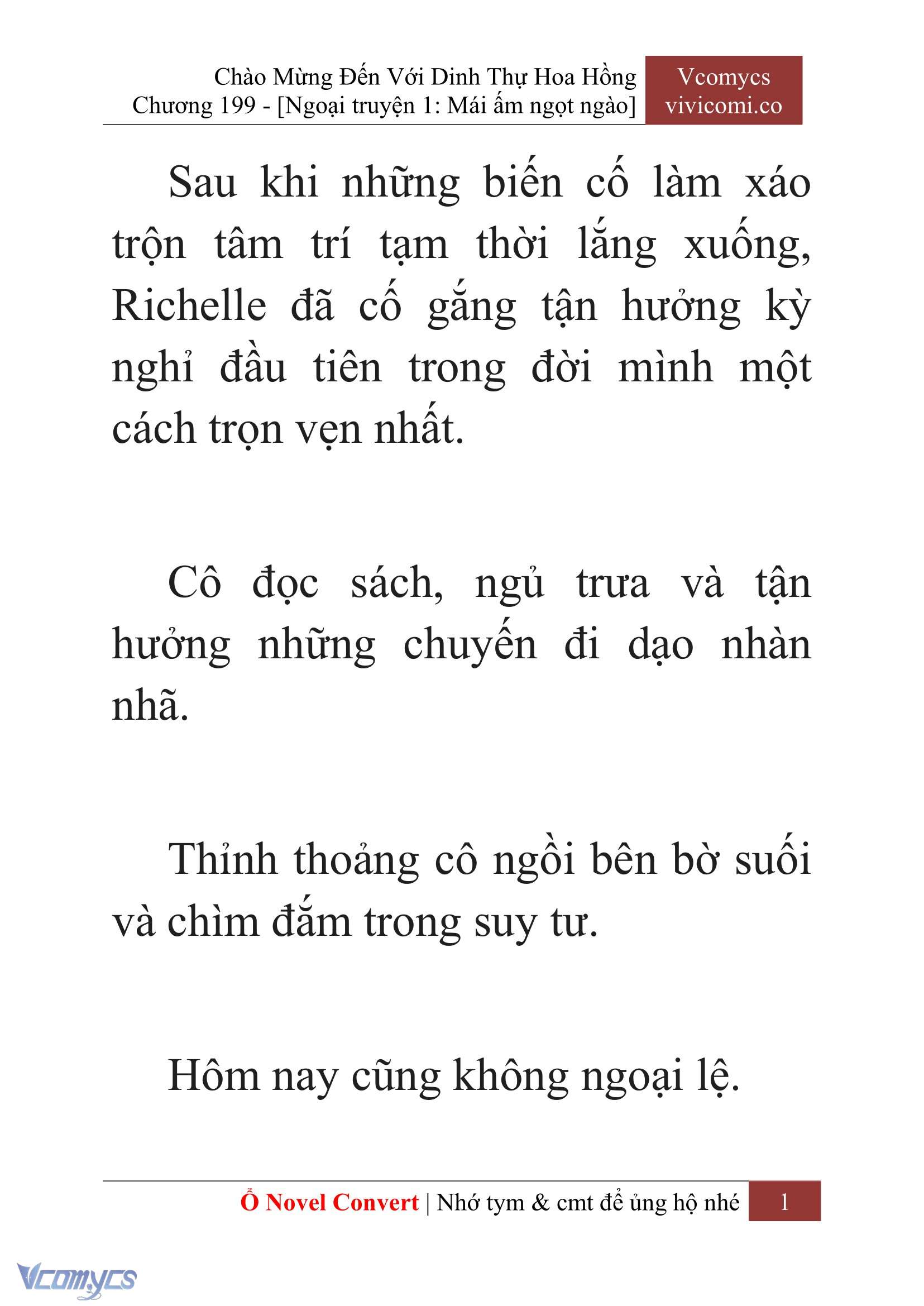 [Novel] Chào Mừng Đến Với Dinh Thự Hoa Hồng Chap 199 - Next Chap 200