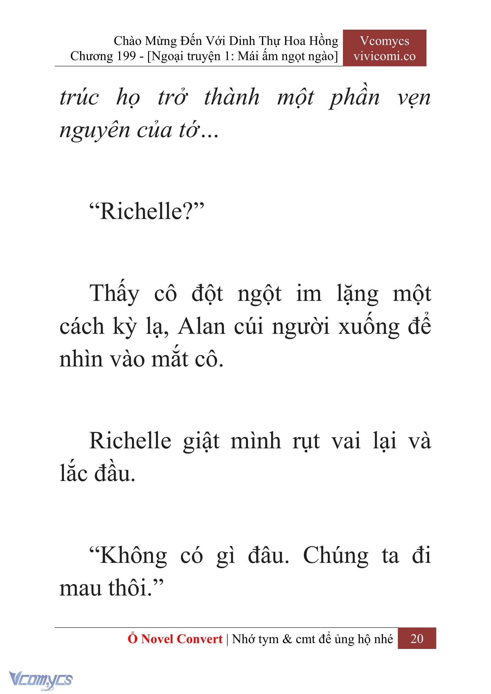 [Novel] Chào Mừng Đến Với Dinh Thự Hoa Hồng Chap 199 - Next Chap 200