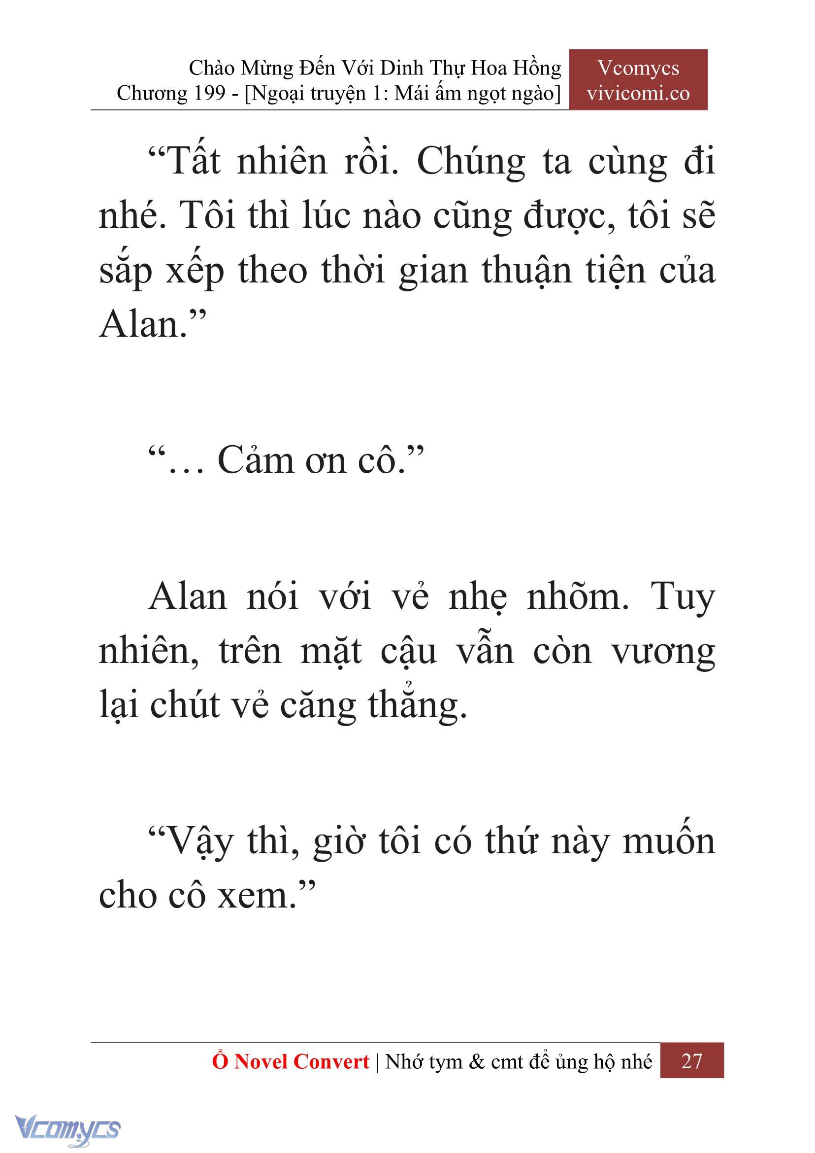 [Novel] Chào Mừng Đến Với Dinh Thự Hoa Hồng Chap 199 - Next Chap 200