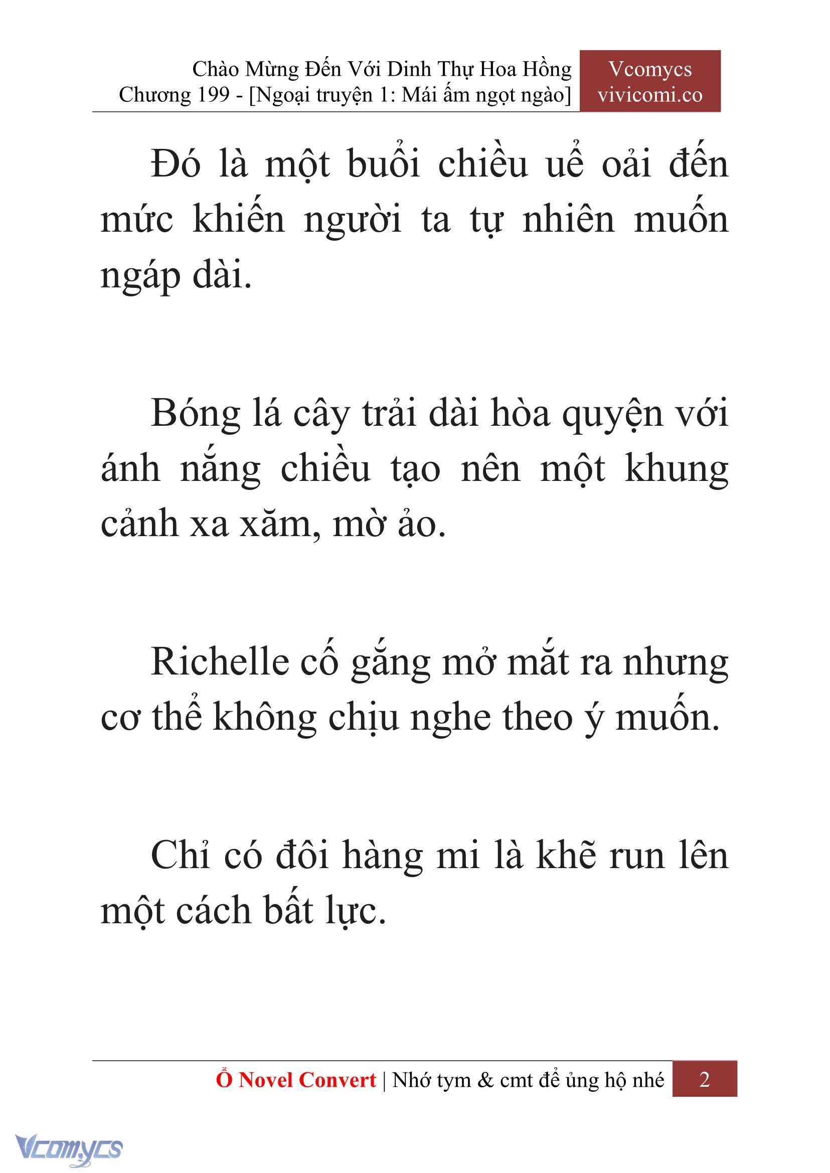 [Novel] Chào Mừng Đến Với Dinh Thự Hoa Hồng Chap 199 - Next Chap 200