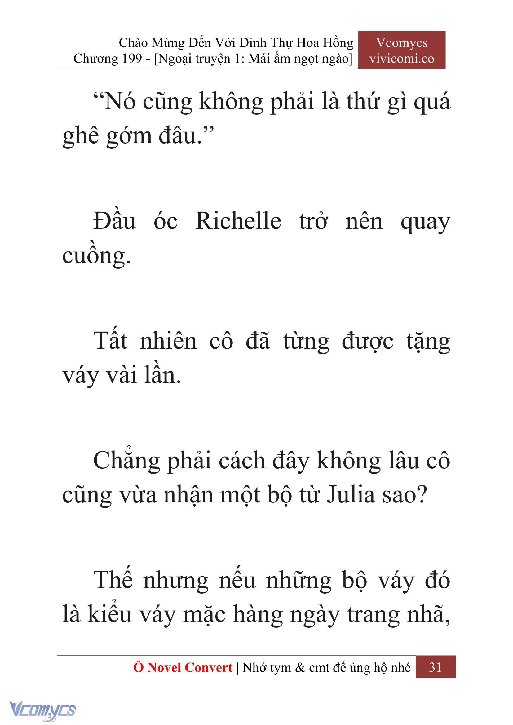 [Novel] Chào Mừng Đến Với Dinh Thự Hoa Hồng Chap 199 - Next Chap 200
