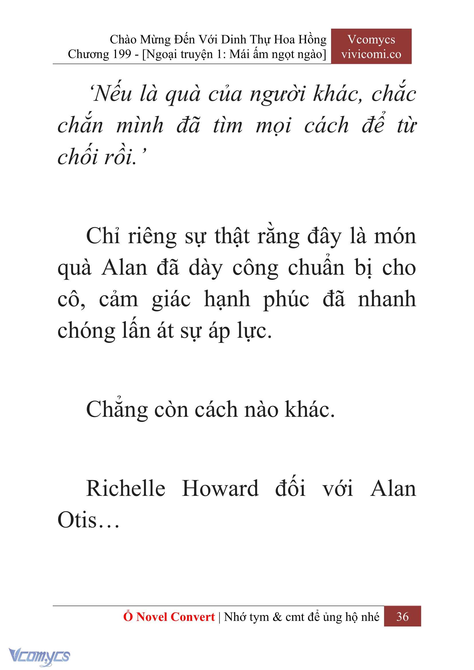 [Novel] Chào Mừng Đến Với Dinh Thự Hoa Hồng Chap 199 - Next Chap 200